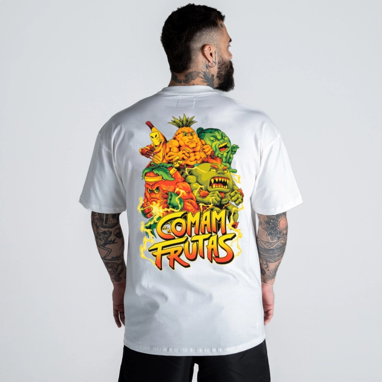 Kit 4 Camisetas Comam Frutas